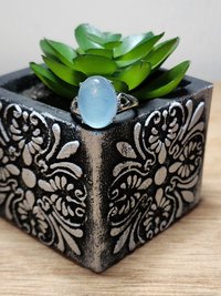 925 Sterling Silver Aquamarine Ring
