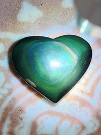 Rainbow Obsidian Hearts