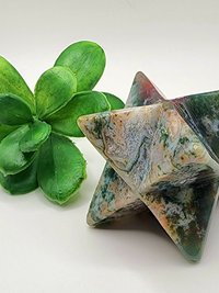 Moss Agate Merkaba #3