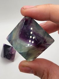 Rainbow Fluorite Octahedron #3