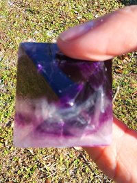 Rainbow Fluorite Octahedron #1