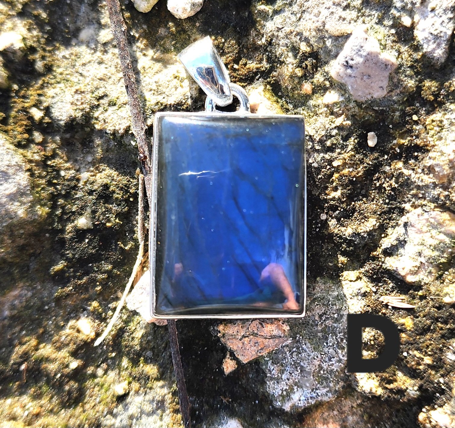 Blue Fire Labradorite Pendants
