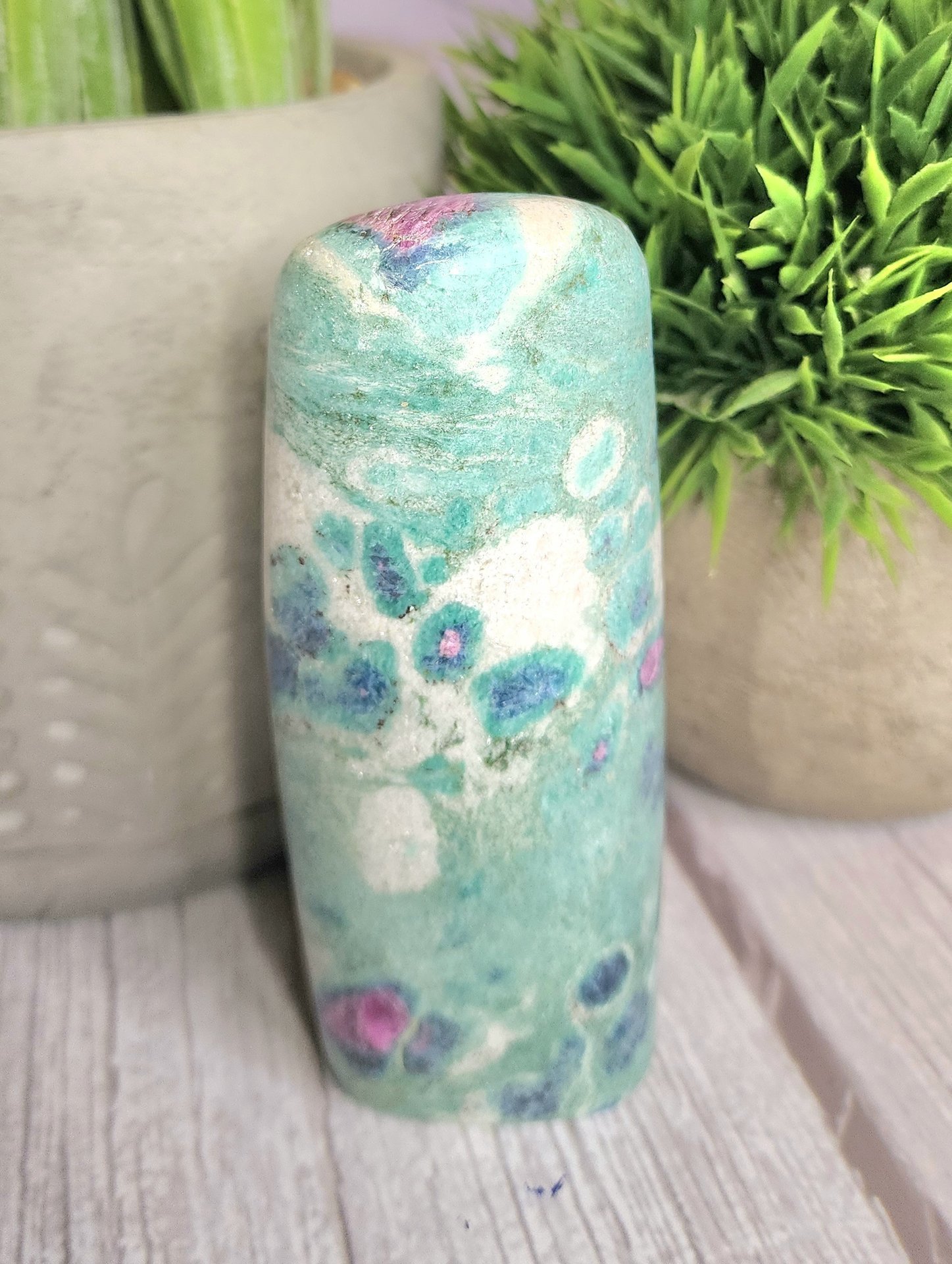 Ruby in Fuchsite Tower #2