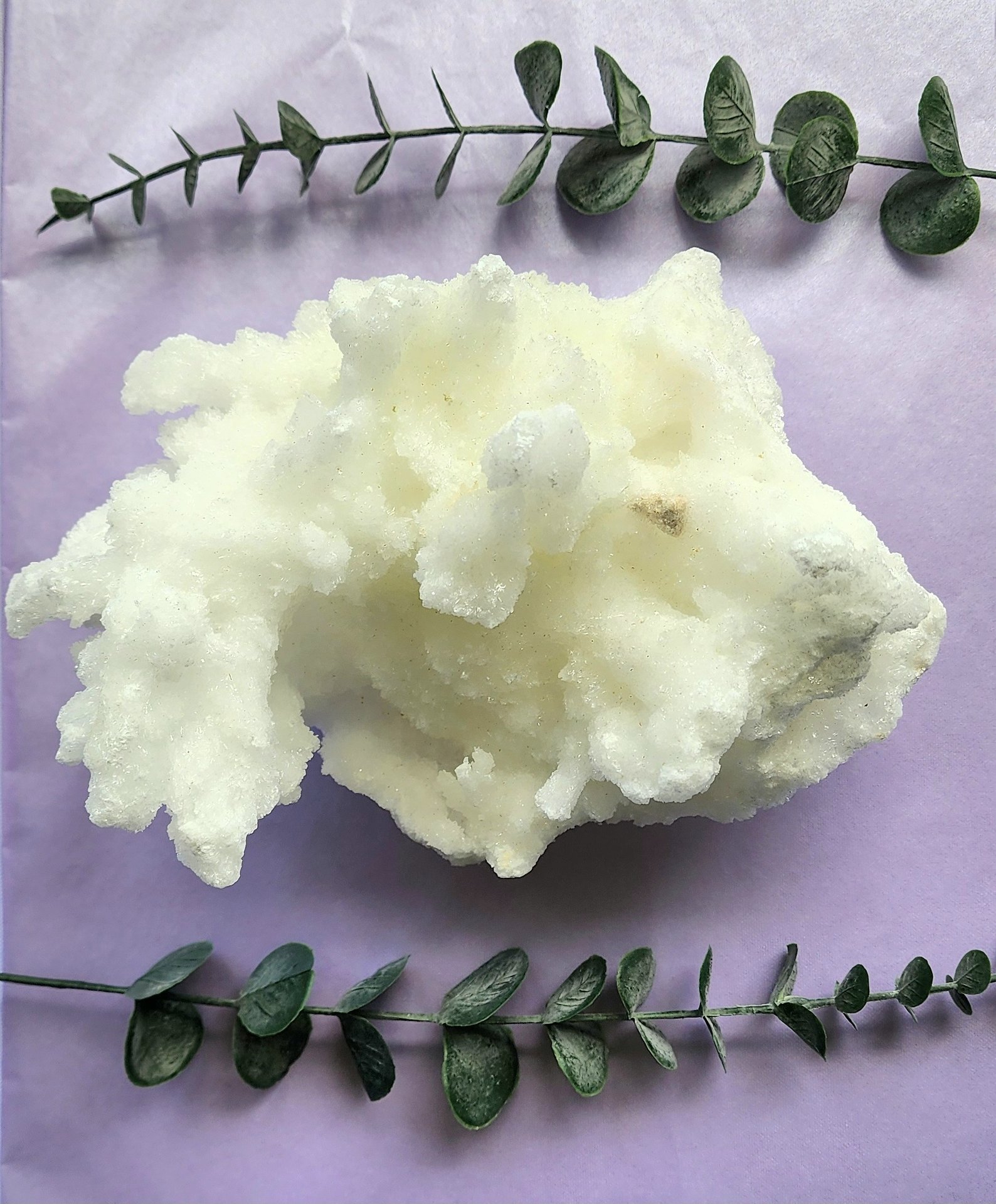 White Aragonite Specimen #1