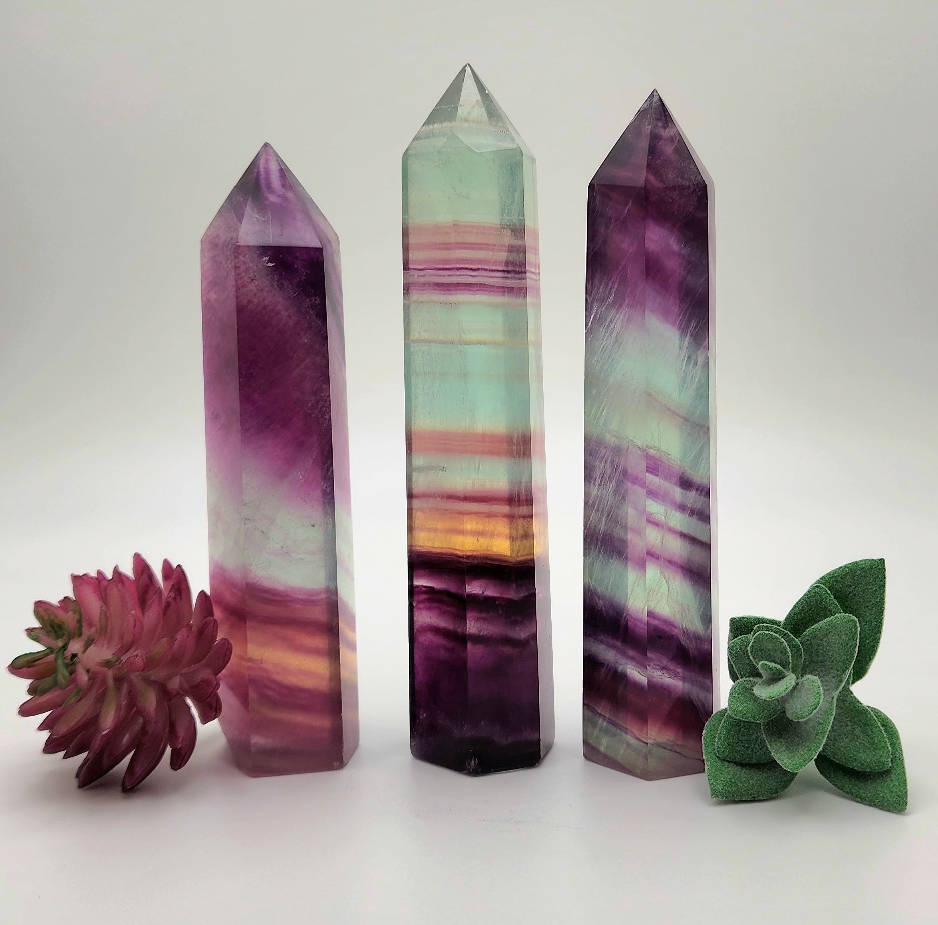 Rainbow Fluorite Towers