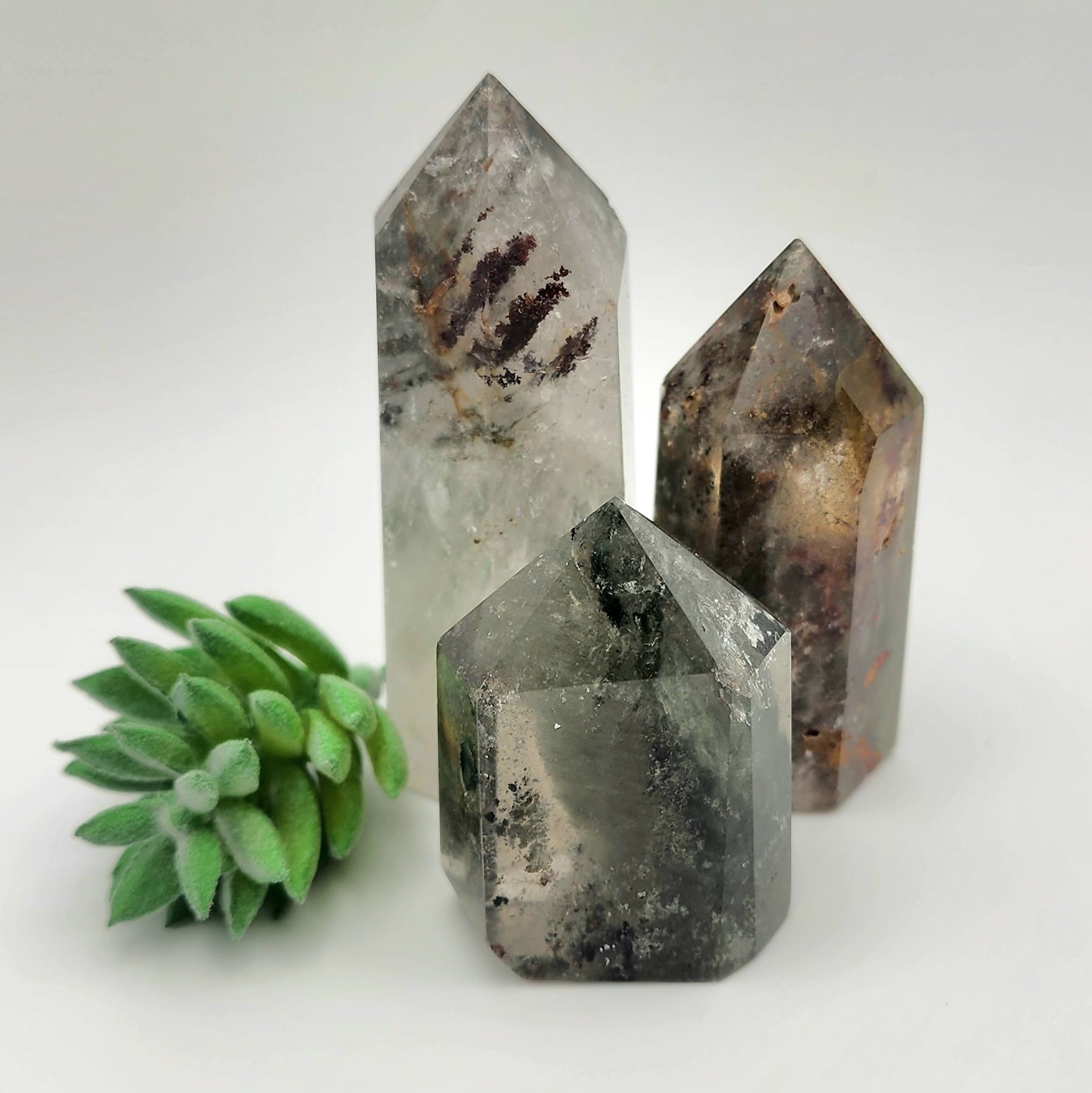 Garden Quartz/Lodolite Points