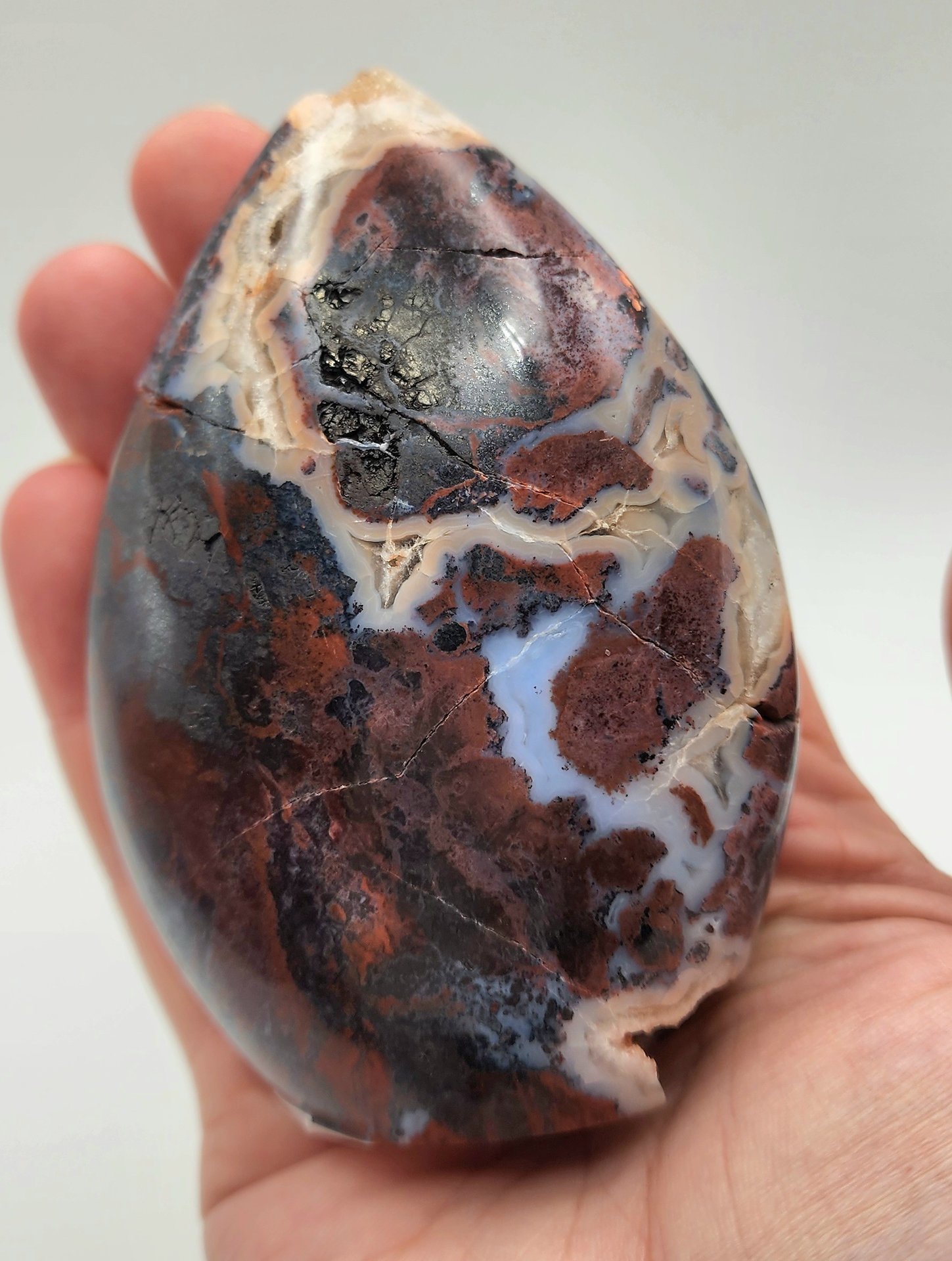Druzy Brecciated Jasper Flame #5