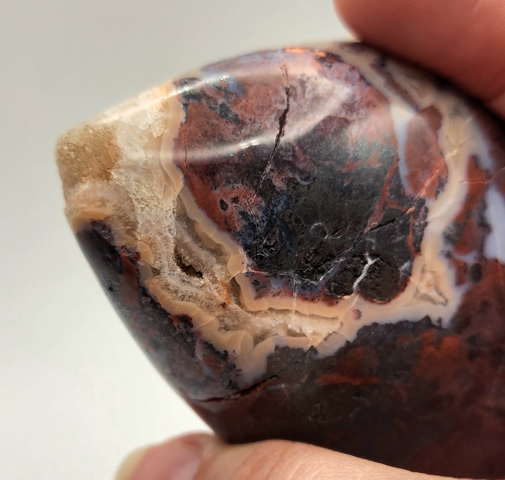 Druzy Brecciated Jasper Flame #5