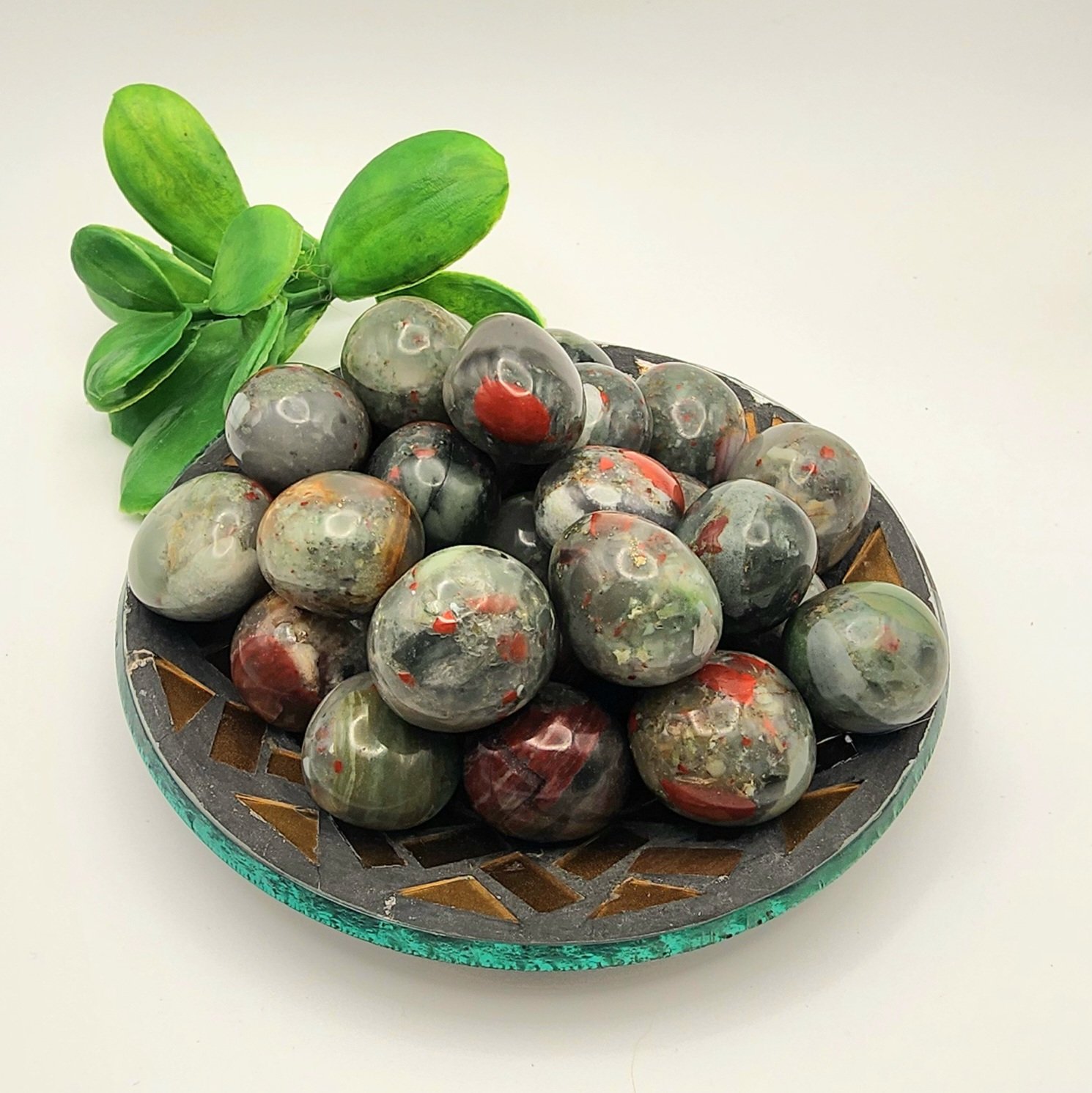 African Bloodstone Tumbles