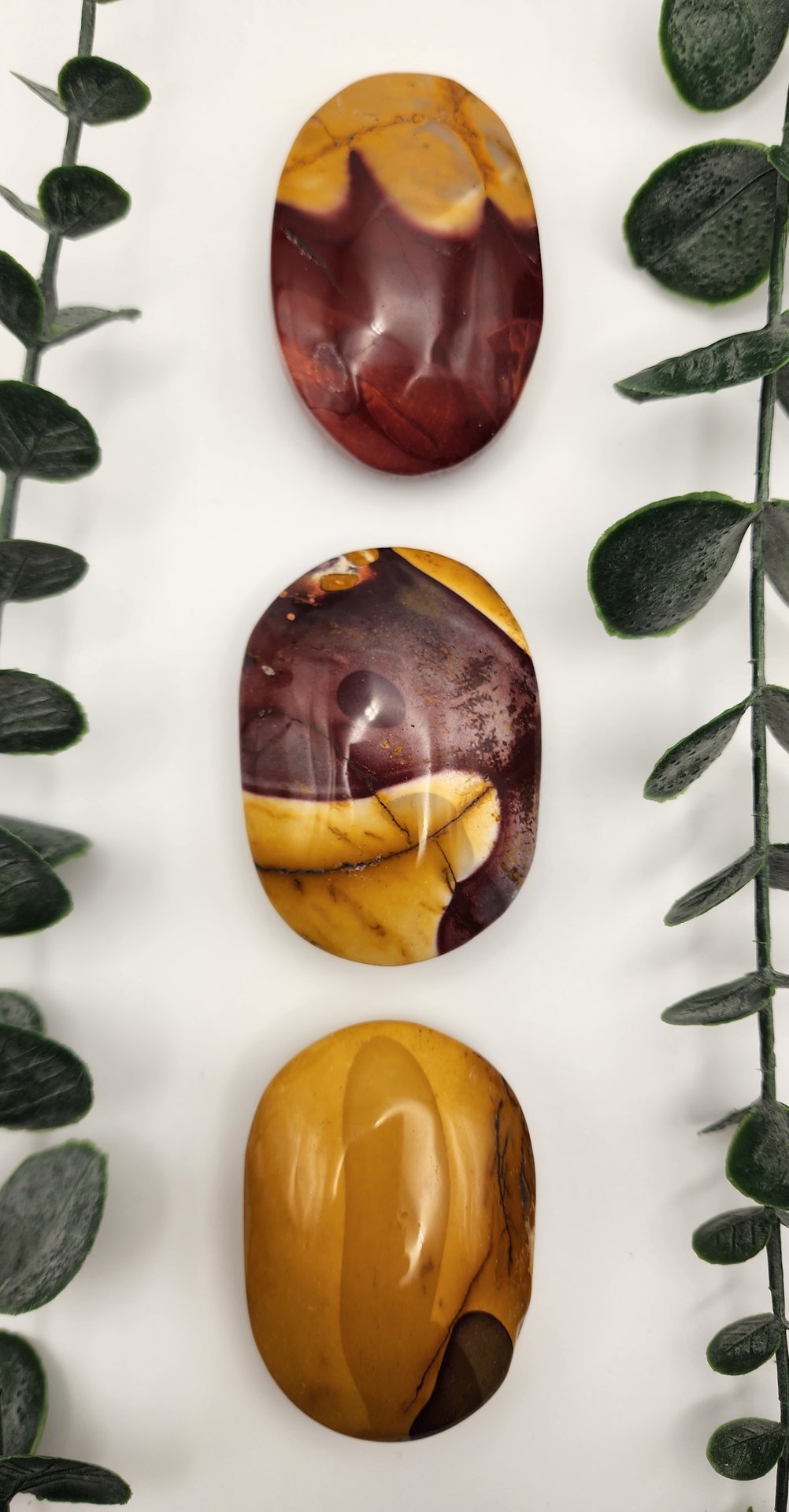 Mookaite Palm Stones