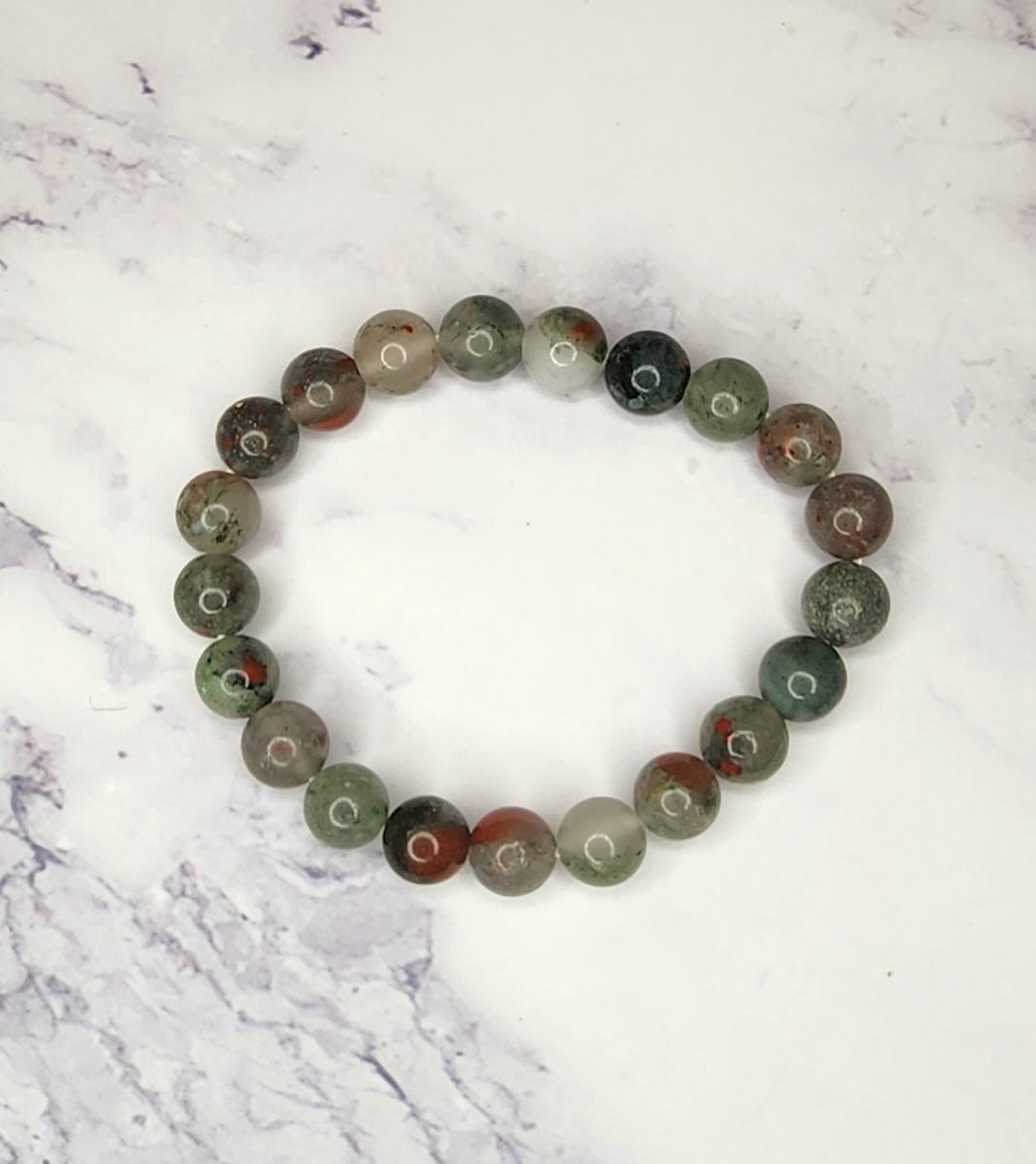 African Bloodstone Bracelet-8mm