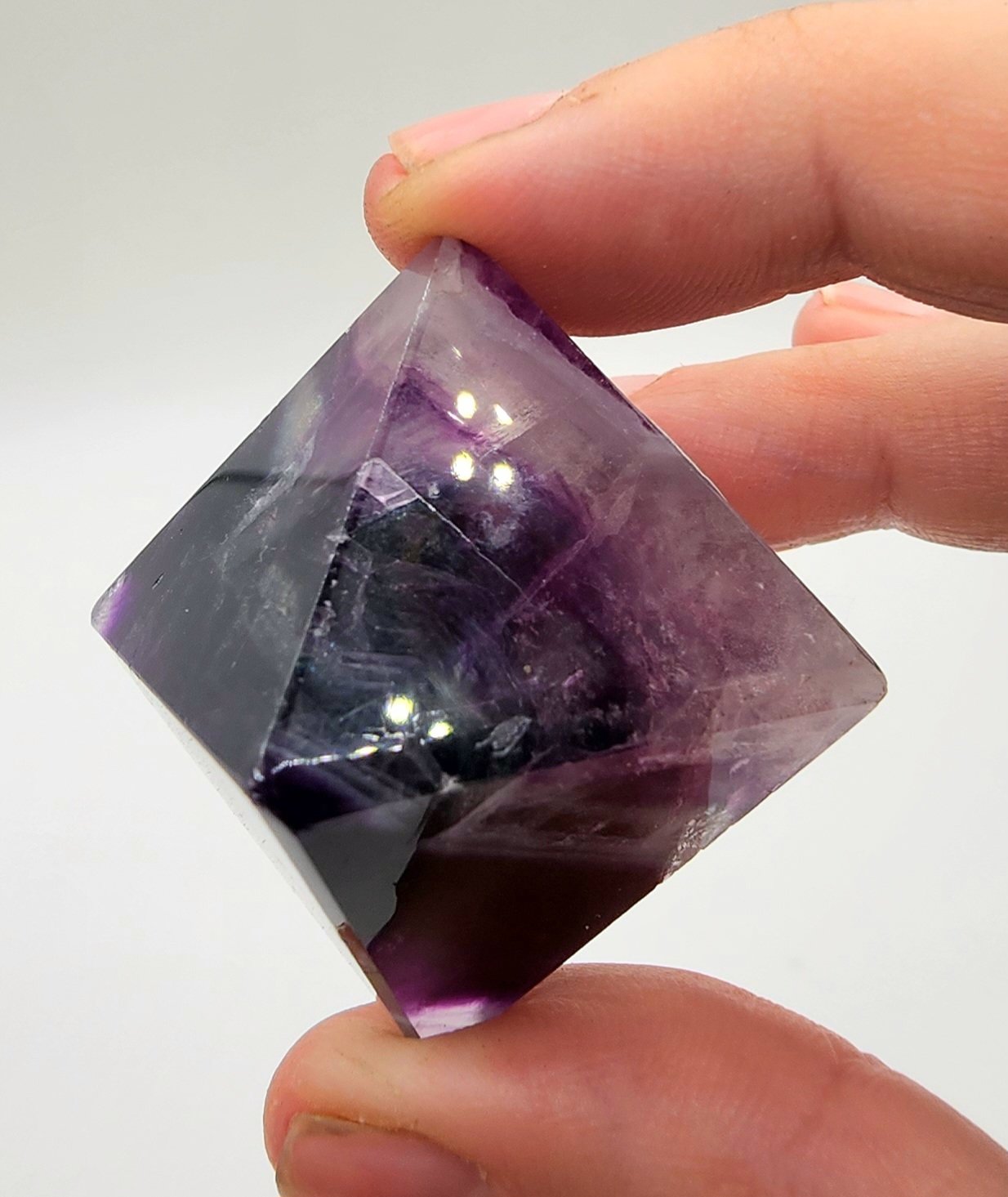 Rainbow Fluorite Octahedron #1