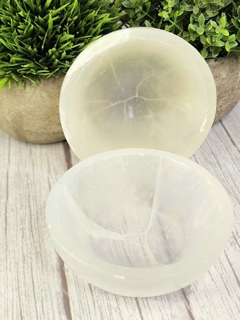 Selenite Bowls 4in