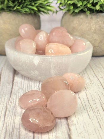 Rose Quartz Tumbles