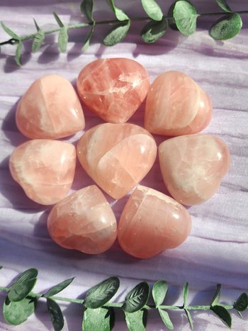 Rose Quartz Hearts