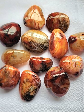 Sardonyx Palm Stones