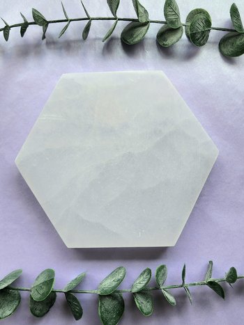 Selenite Charging Plates- 6 Inch