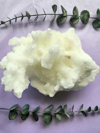 White Aragonite Specimen #1