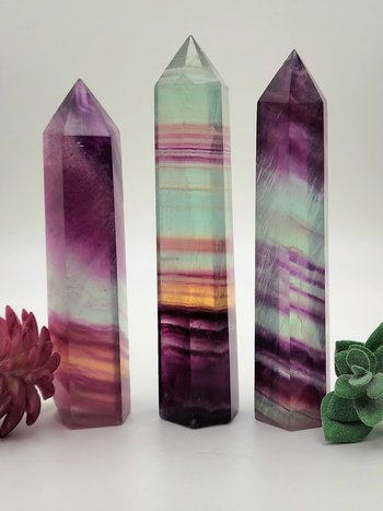 Rainbow Fluorite Towers