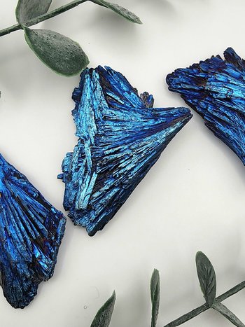 Titanium Coated Black Kyanite Blades
