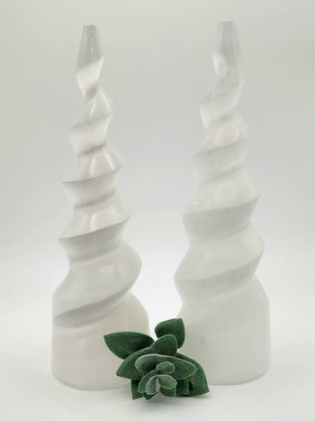 Selenite Unicorn Horns
