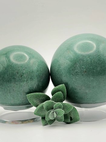 Green Aventurine Spheres