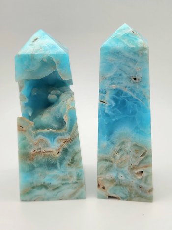 Blue Aragonite Towers