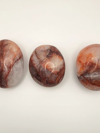 Fire Quartz Palm Stones