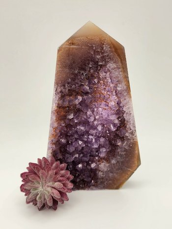 Amethyst Agate Ornament #2
