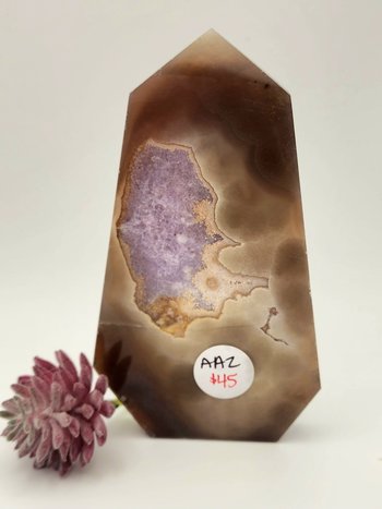 Amethyst Agate Ornament #2