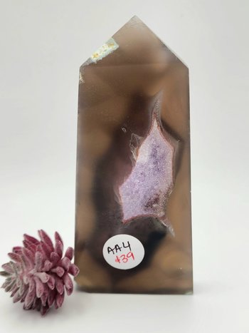Amethyst Agate Ornament #4