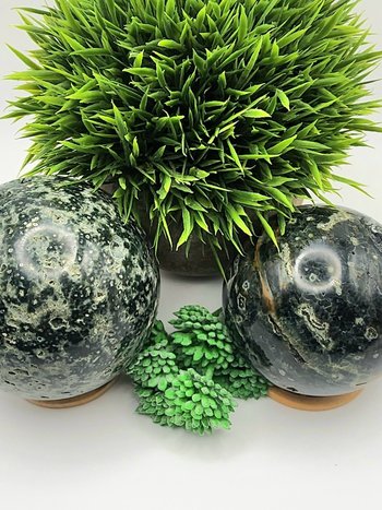 Ocean Jasper Spheres