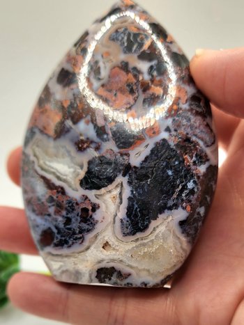 Druzy Brecciated Jasper Flame #1