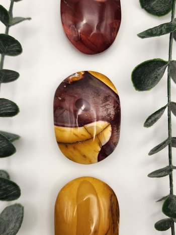 Mookaite Palm Stones