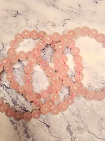 Rose Quartz Bracelets- 8mm
