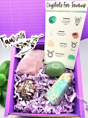 Taurus Zodiac Crystal Bundle