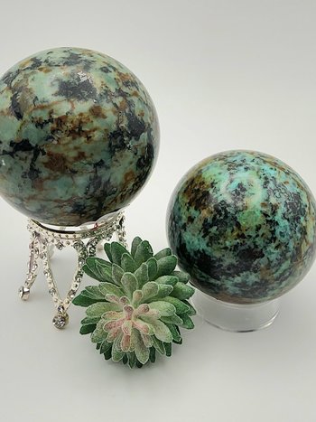 Chinese Turquoise Spheres