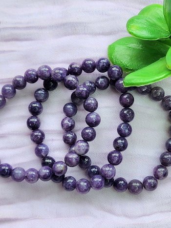 Lepidolite Bracelets-8mm