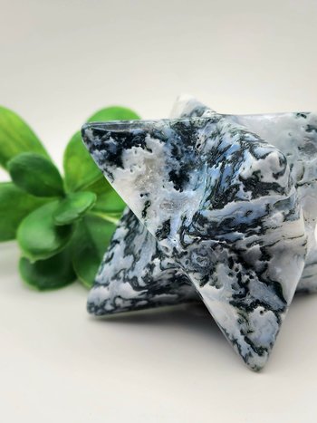 Moss Agate Merkaba #1