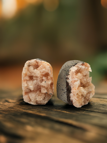 Orange Apophyllite Clusters 