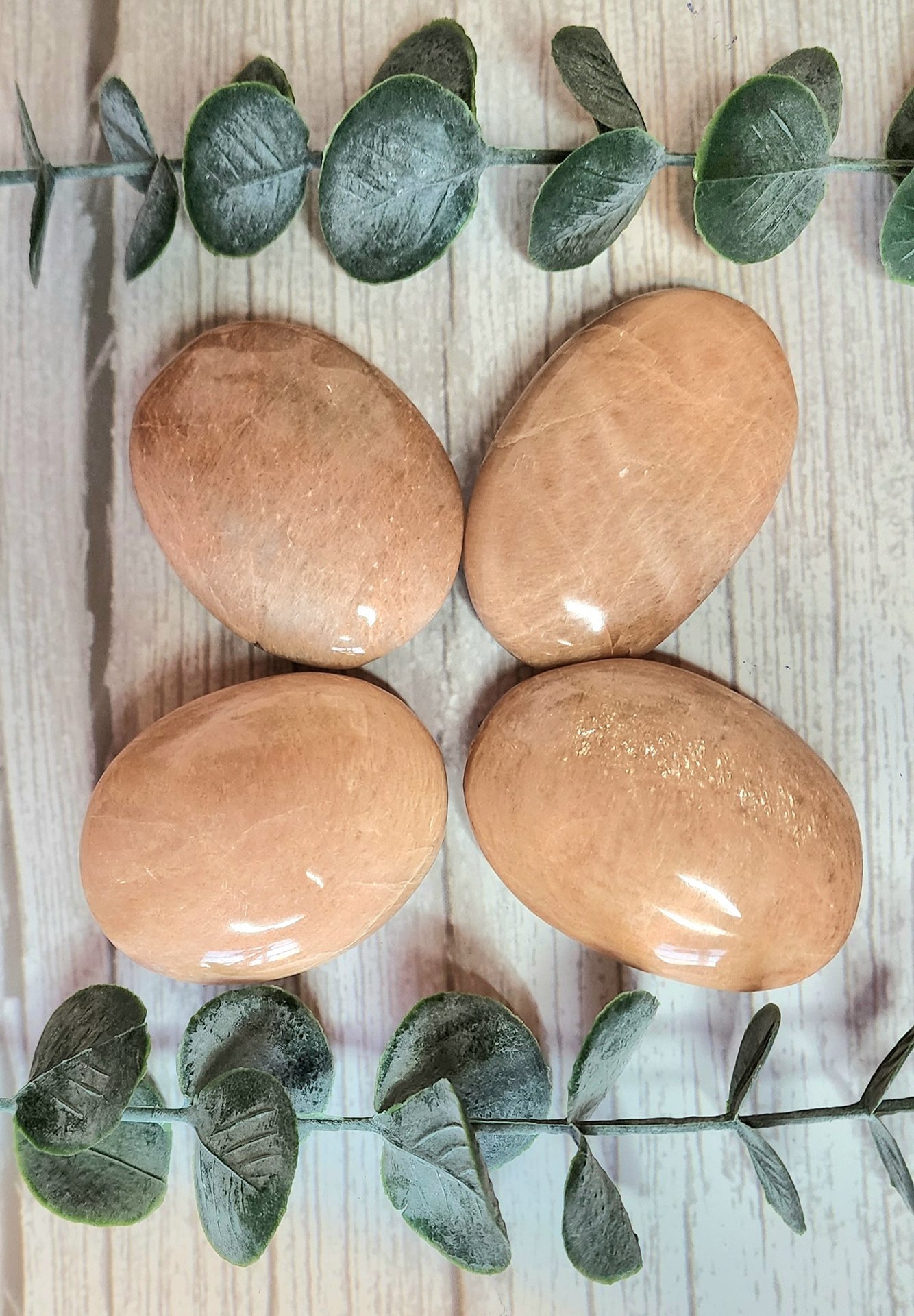 Peach Moonstone Palmstones
