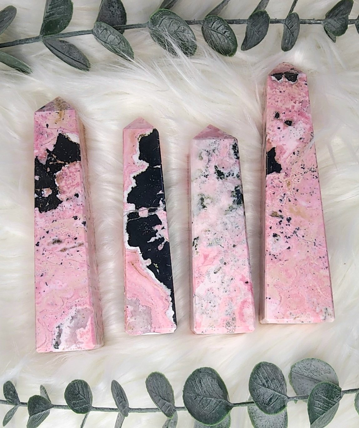 Peruvian Rhodonite Towers