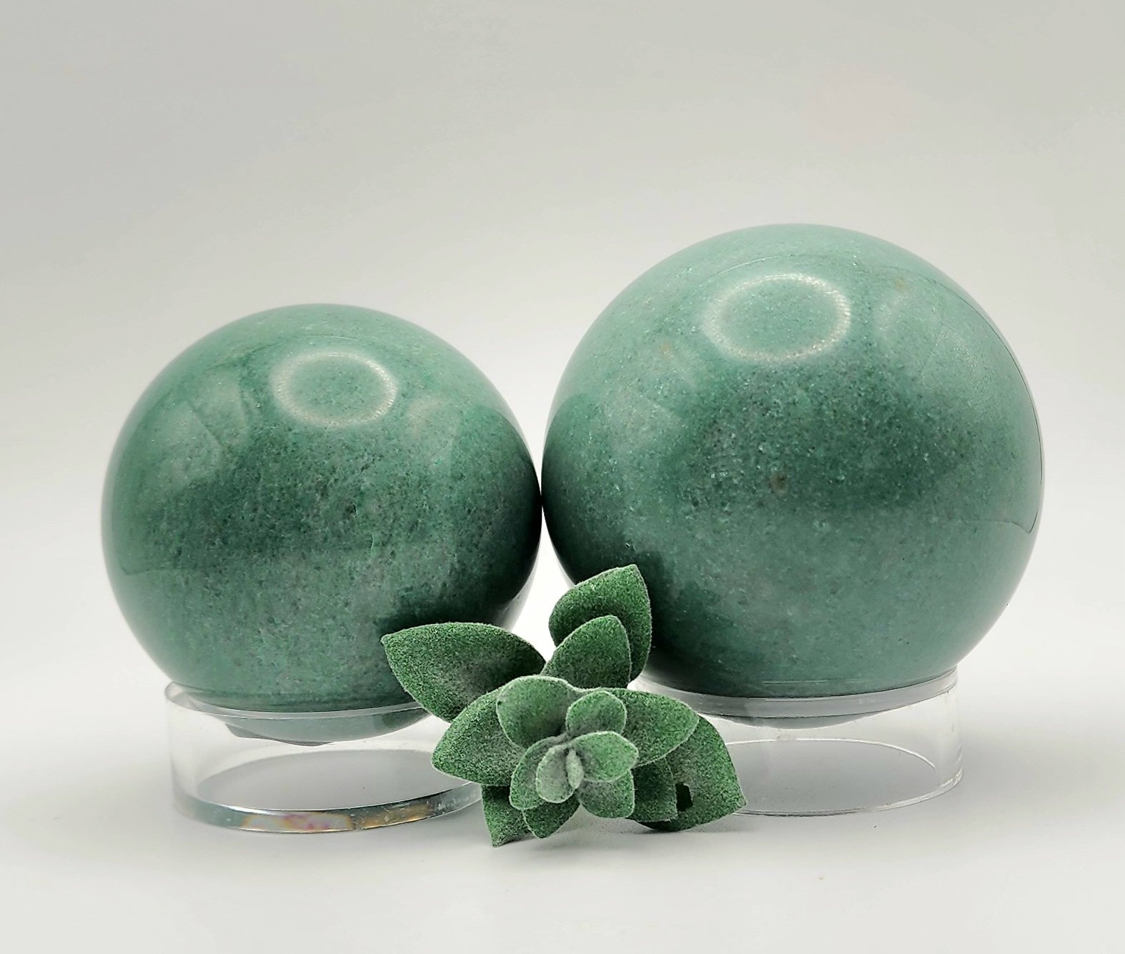 Green Aventurine Spheres