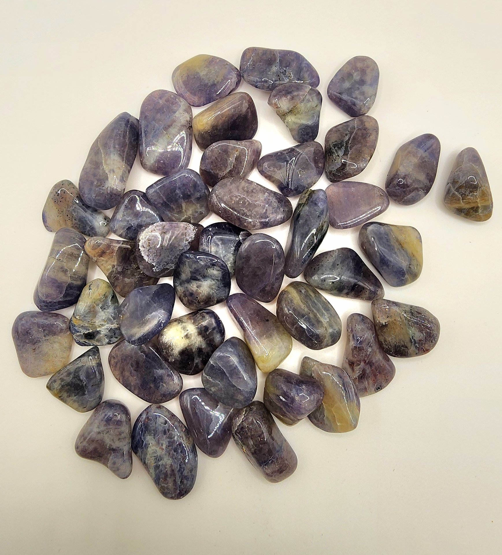 Small Iolite Tumbles