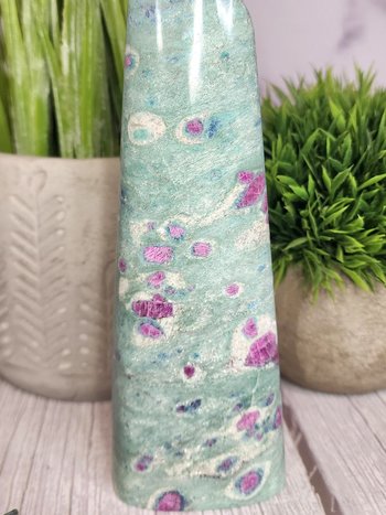 Ruby in Fuchsite Tower #1