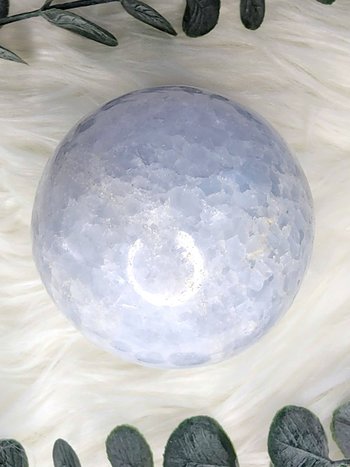 Blue Calcite Sphere
