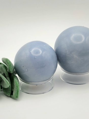 Mini Angelite Spheres