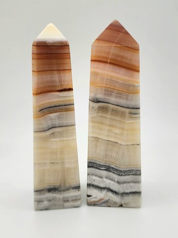 Banded Calcite Towers