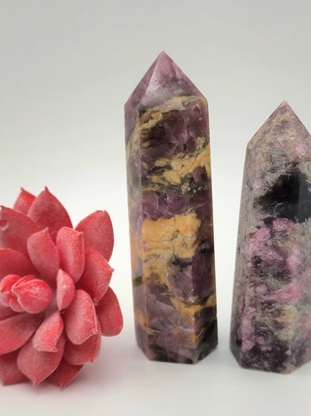 Pink Tourmaline Points