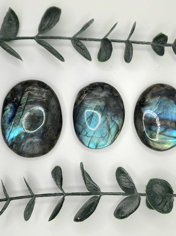 Super Flashy Labradorite Palm Stones